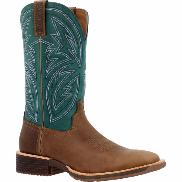 Rocky Tall Oaks Western Boot, Teal, W, Size 11.5 RKW0406